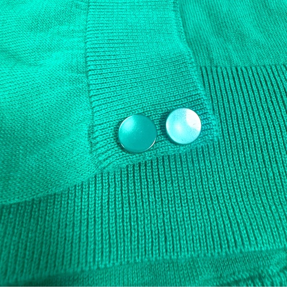 Talbots Green Short Sleeve Sweater - Picture 6 of 6